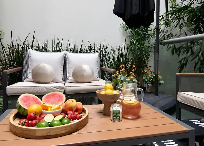 Thoughtfully Curated Condesa With Ac And Terraces Сasa de vacaciones