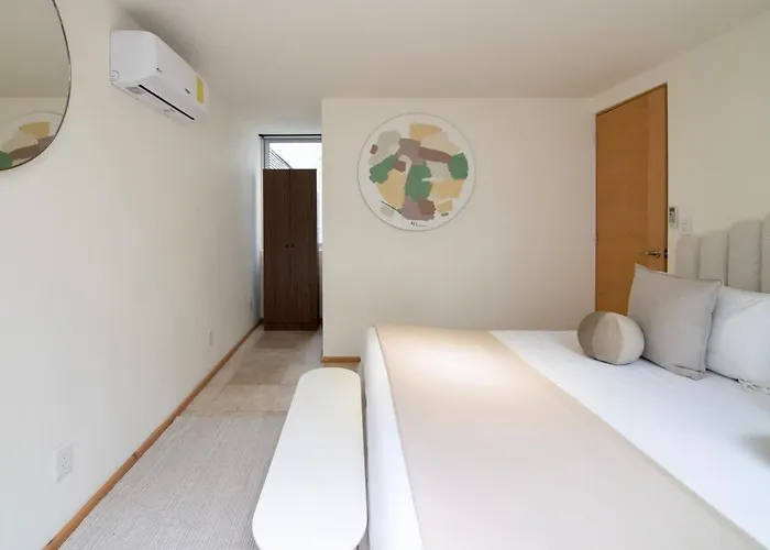 Thoughtfully Curated Condesa With Ac And Terraces *